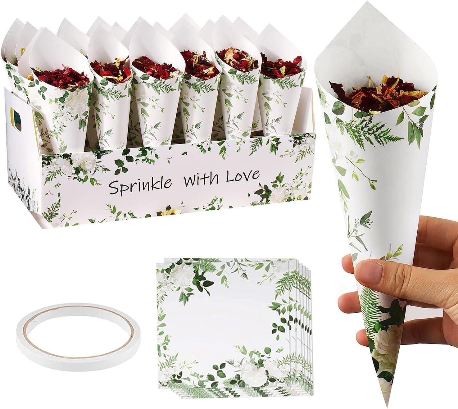Cotton Candy Cone - SET 30 Coni di Carta per