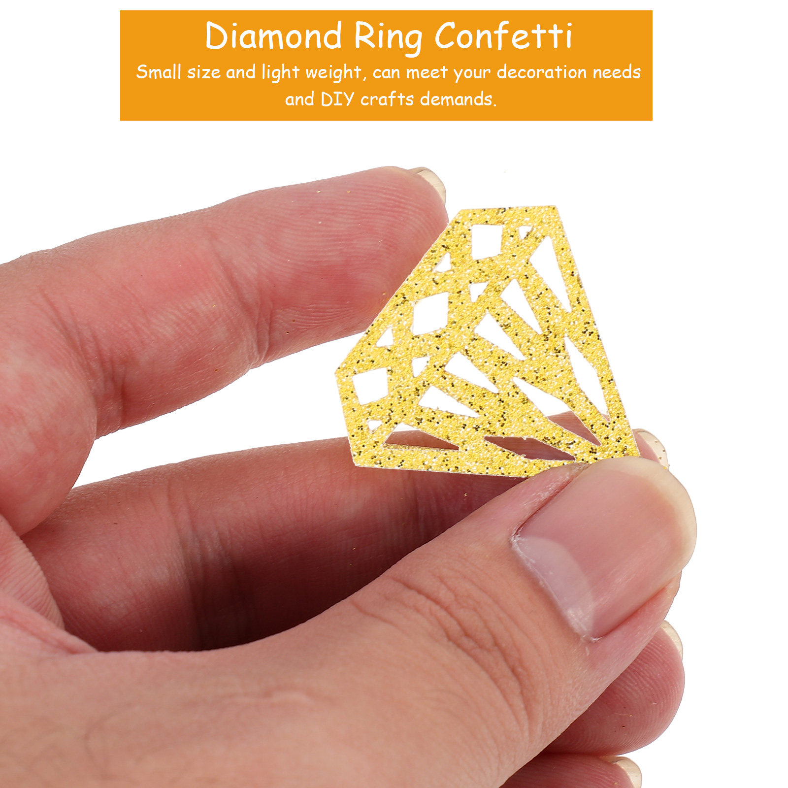 Papercraft Supply Confetti - 300 pezzi di coriandoli a forma