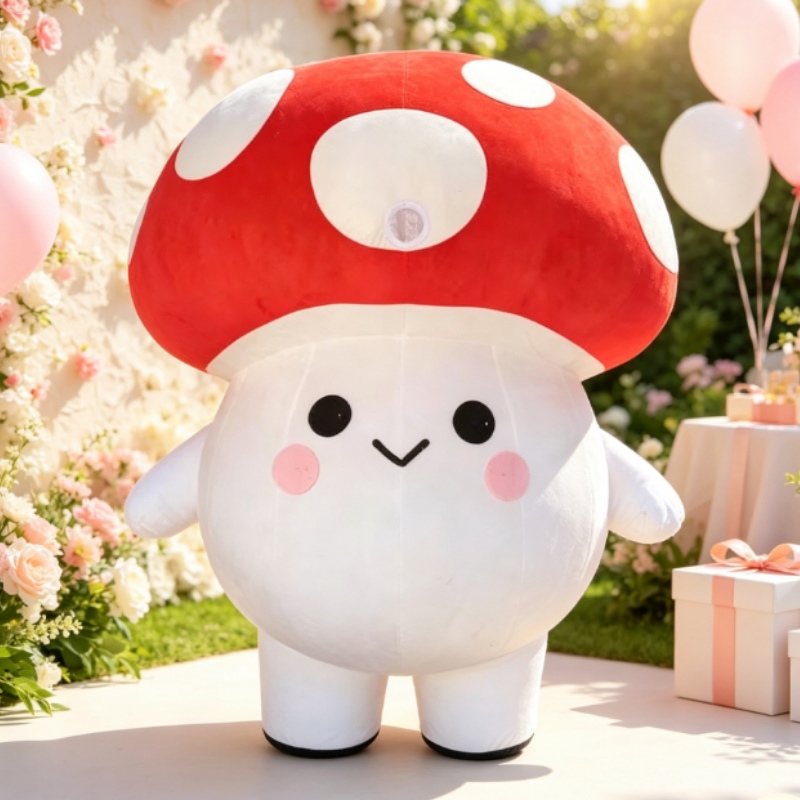 Event & Party Supply - Costume da Mascotte Fungo Gonfiabile per