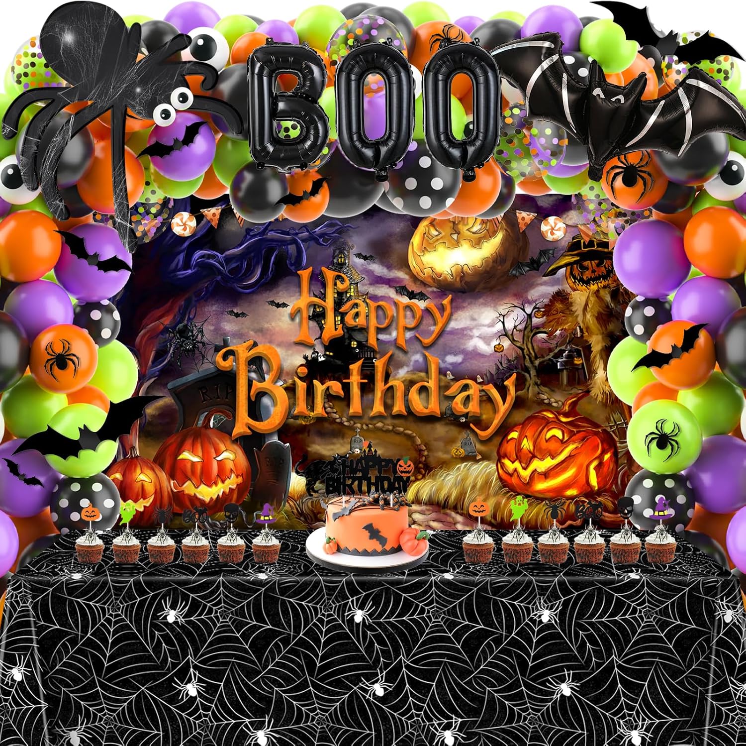 Balloon Arch Kit - Decorazioni per Feste di Halloween, Kit