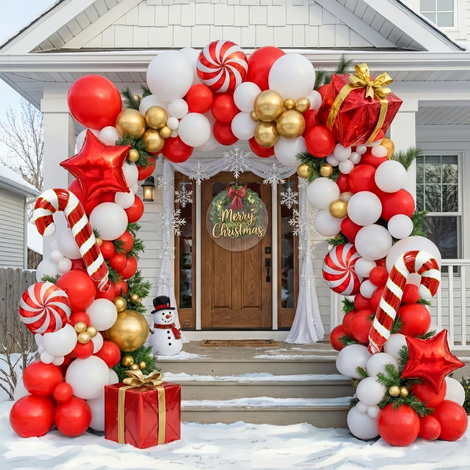 Balloon Arch Kit - Kit Arco di Palloncini Natalizi da