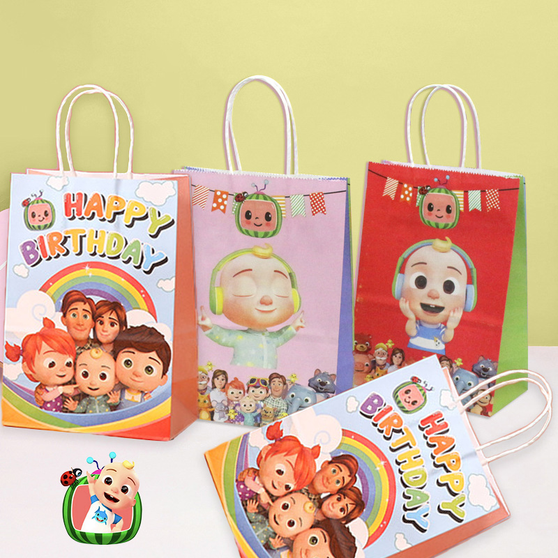 Party Favor Bag - Cocomelons Set di sacchetti regalo per