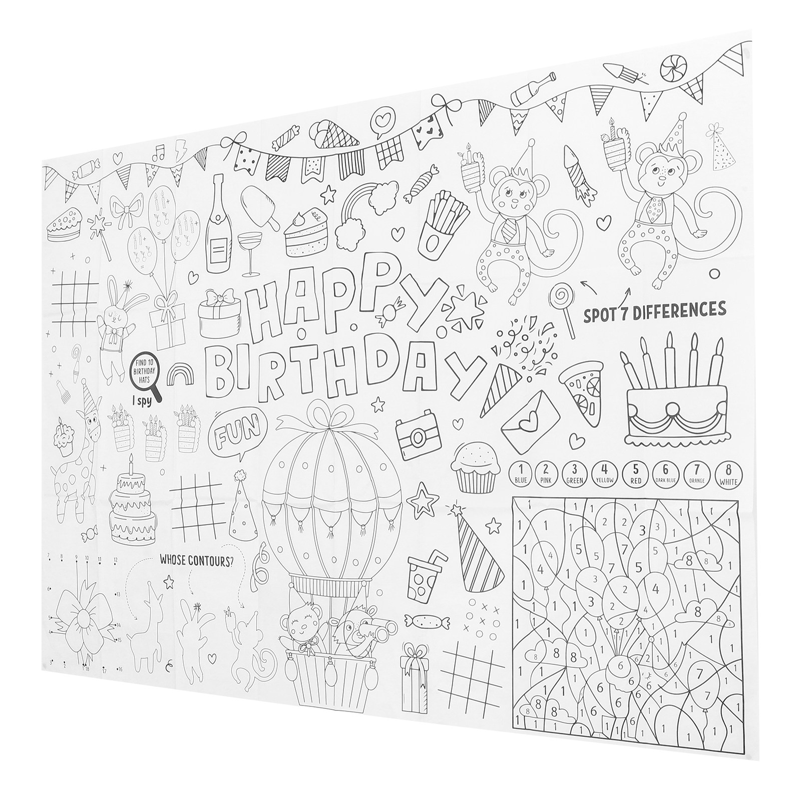 Table Cloth Disposable - Tovaglia per feste di compleanno a