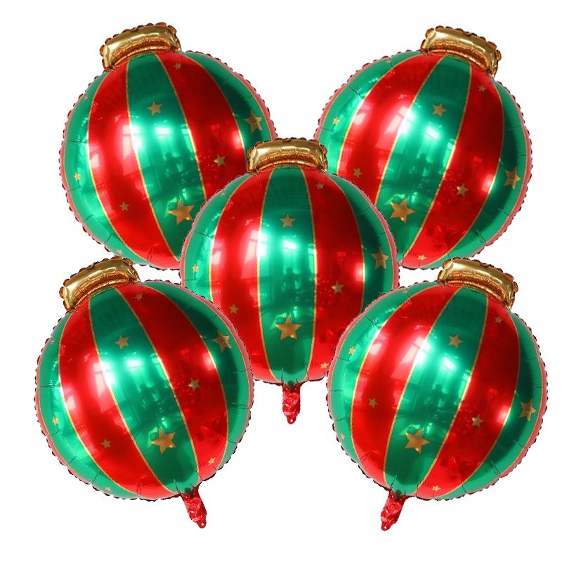 5 pz Rosso Verde Palla Di Nata - Party Event Supply Store recensione e prezzo