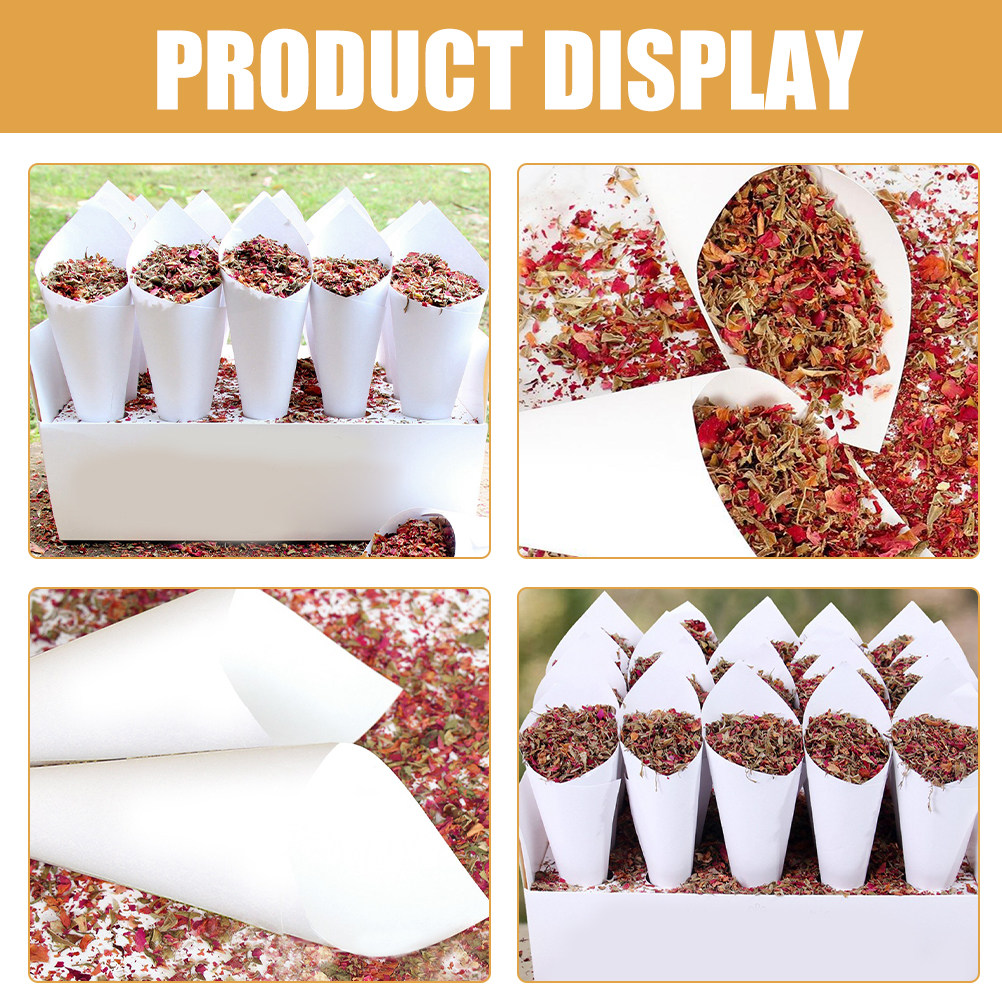 60 Pezzi Coni di Petali di Cor - Papercraft Supply Confetti recensione e prezzo