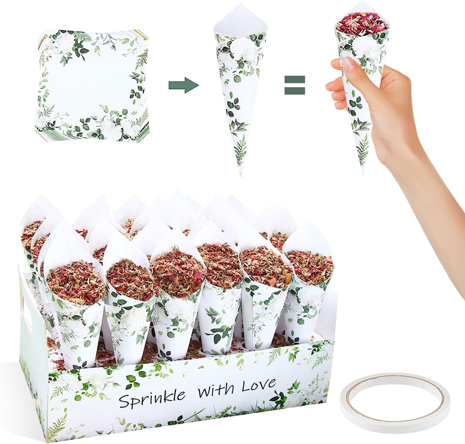 SET 30 Coni di Carta per Matri - Cotton Candy Cone recensione e prezzo