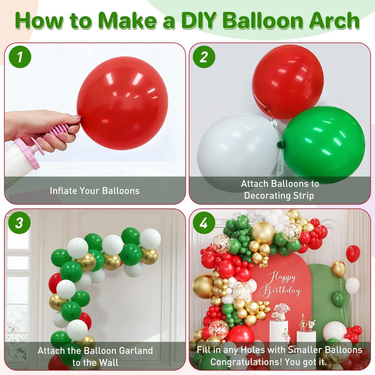 Kit Arco di Palloncini Rosso,  - Balloon Arch Kit recensione e prezzo