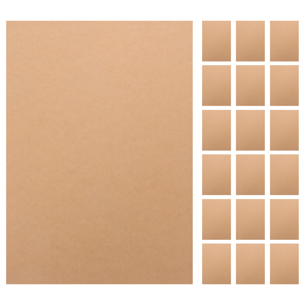 50 fogli di cartoncino marrone - Papercraft Supply Invitation recensione e prezzo